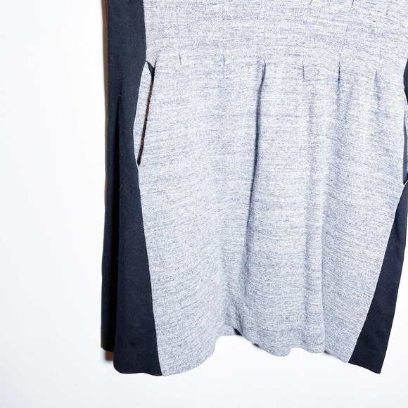 Madewell Salt and Pepper Short Sleeve Dress Black Trim SZ 6 - Picture 4 of 6